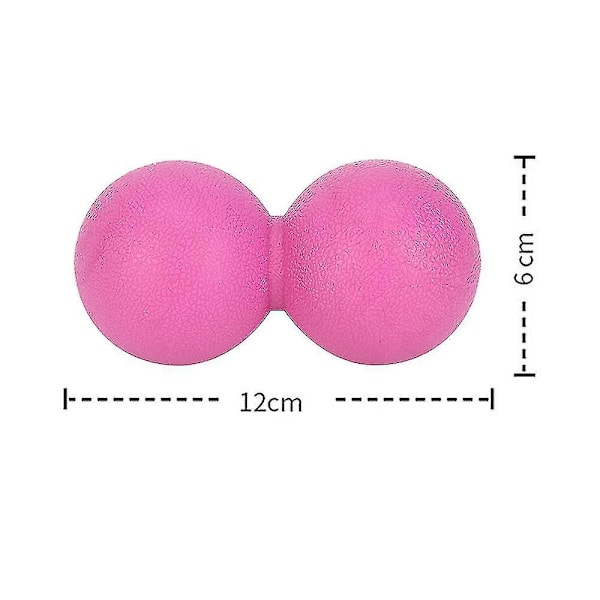 Maapähkinähierontapallo, hierontapallot myofaskiaaliseen vapautukseen, triggerpistehoitoon, lihaskipuihin Pink