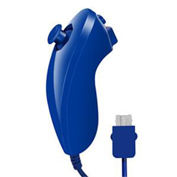 2-pak til Wii Nunchuck controller, Nunchuck joystick fjernbetjening spil dark blue