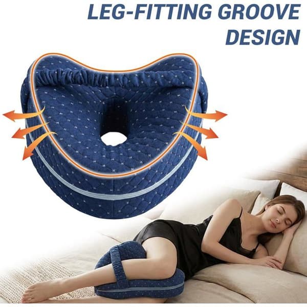 Knæpude - 1 Styk - Memoryskum - Ergonomisk Støtte - Sidesover