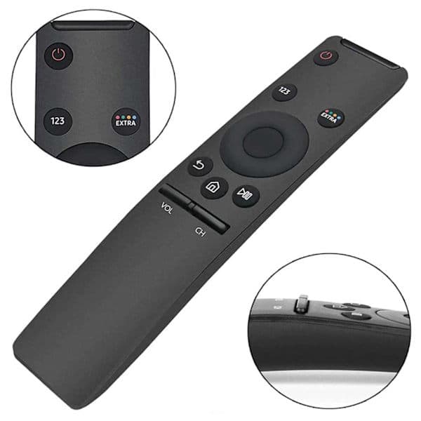Fjernkontroll for Samsung Smart TV - Universell erstatningskontroll svart