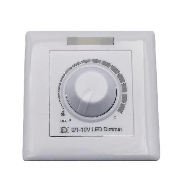 0-10V LED Dimmerbryter Erstatning Justerbar Lysstyrke LED Dimmer