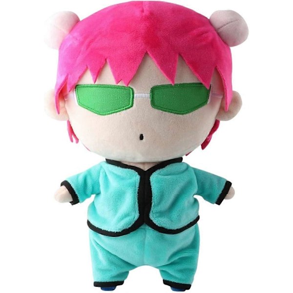 Jättimäinen Anime Saiki K -pehmolelu - Saiki Kusuo -pehmoeläin 11 tuumaa - Saiki K:n katastrofaalinen elämä Täytetty pehmolelu tyyny