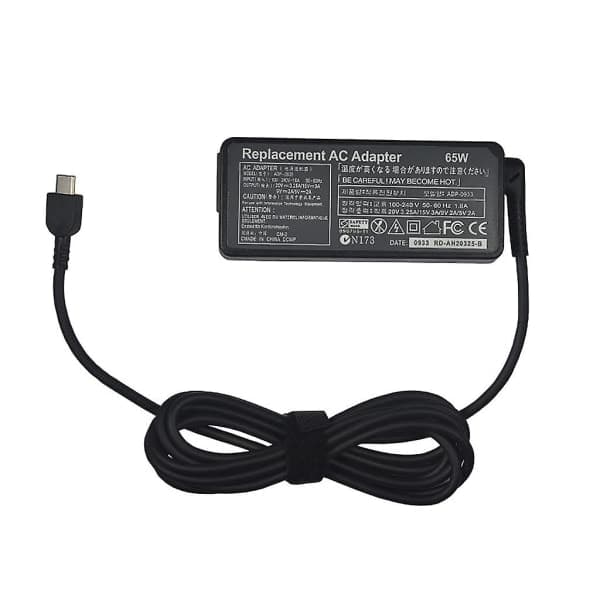 Type-C AC Adapter Oplader til Lenovo Laptop Notebook USB-C 65W