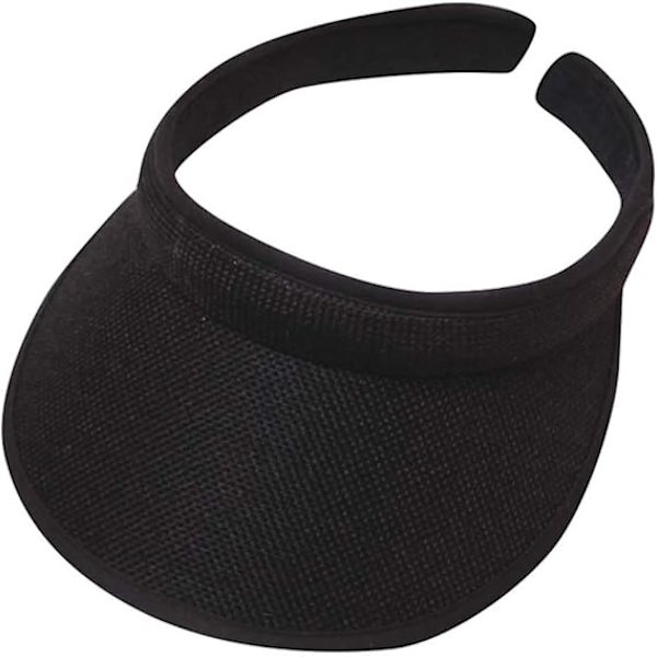 Unisex-visiiri, tennislippis, golflakki, ulkoiluun sopiva aurinkohattu pyöräilyyn, kalastukseen, juoksuun, lenkkeilyyn ja muihin urheilulajeihin Black