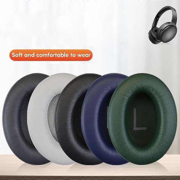 Håll dig bekväm under långa spelsessioner Öronkuddar för QC45 Öronkuddar Dark gray