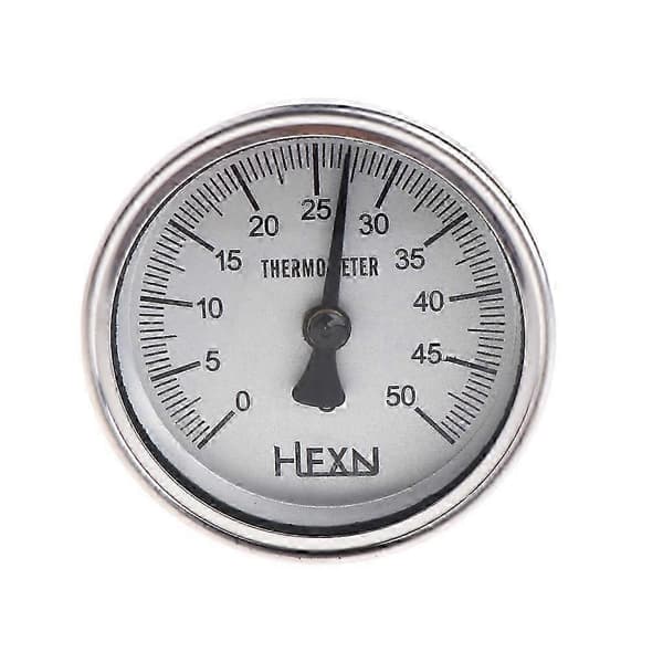 Bi-Metal Proces Termometer Rustfrit Stål 1/4PT Tilslutning 50-300 300 degrees