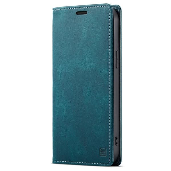 AUTSPACE A01 Lompakkokotelo iPhone 13 Pro Max - Sininen Sininen
