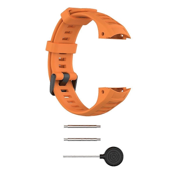 Silikon Klokkereim for Garmin Instinct Tactical/Instinct Tide/Instinct 2/Instinct Armbånd med Svart Spenne Yellow