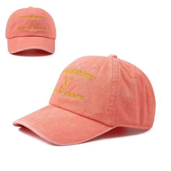Vintage baseball-lippis UV-suojalla, unisex Orange