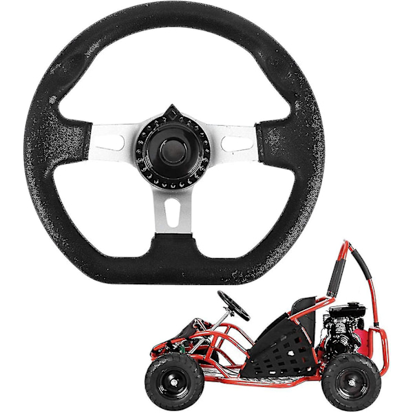 Huncv Go-kart Ohjauspyörä 270mm Kilpa-ajoneuvon Tarvikkeeksi Buggy Go-kart