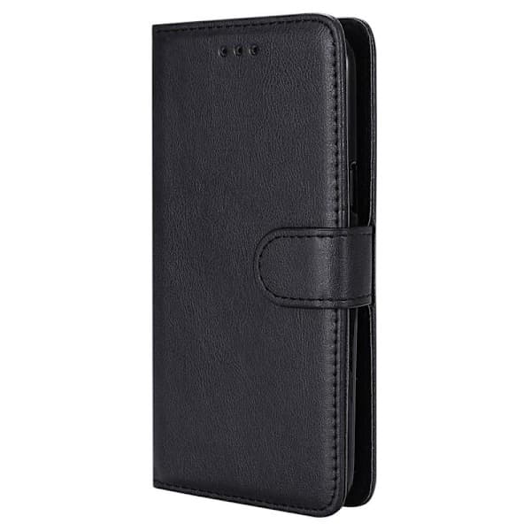 SKALO Samsung S22 Magnetisk etui/pung \"2 i 1\" - Sort Sort sort