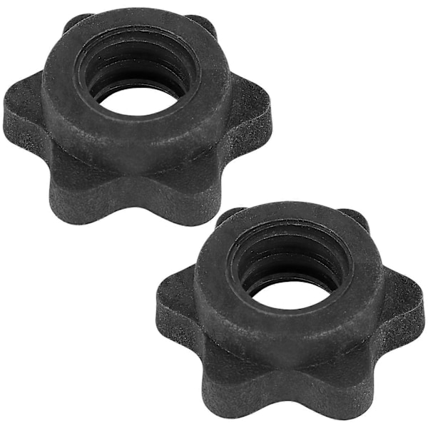1 par Hantel Hex Mutter, Hantelstang Mutter, Krager for vektstang Trening Sport