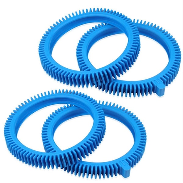 4 st 896584000-143 Blå Framdäckssats Fram med Super Hump, för Poolrengörare 2X, 4X, Tryckhjul