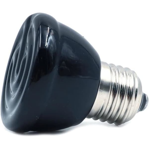 Keraaminen lämpölamppu - 2 kpl - E27 50W - Kauko-infrapuna - Matelijoille ja eläimille
