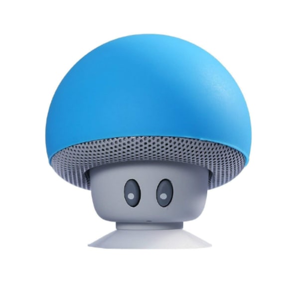Bærbar Mini Soppformet Høytaler Trådløs Bluetooth Lyd for Universal Telefon Blue