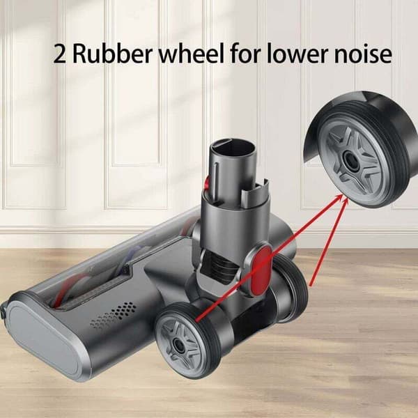 Børste kompatibel Dyson V10 V8 V7 V11 V15 støvsugertilbehør Støvsugerhodebånd 5 lys for harde gulv og tepper