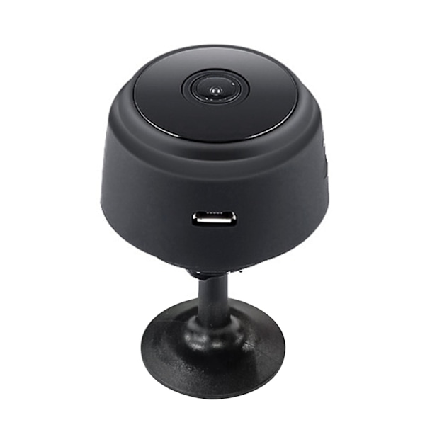 1080p Wifi Nattsyn för Vision Mobiltelefon Fjärrövervakning Hem Säkerhet Black