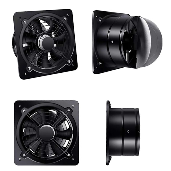 4 tommer Industriel Ventilationsudsuger Luftblæser Aksial Udstødningsventilator
