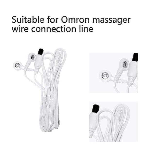 Kompatibelt Omron kabel m/ trykknapper til Omron Max Power, Pain Relief Pro, Pocket Pro