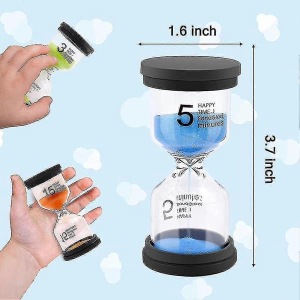 Timeglas, Timeglas Farvede Minutter Timeglas