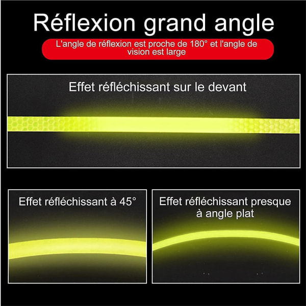 Självhäftande reflextejp 5 rullar självhäftande reflextejp