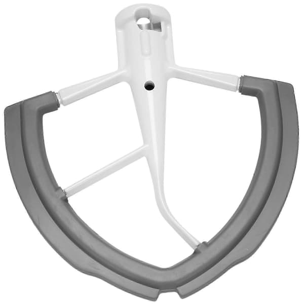 Flex Edge Visp för Skållyft Köksmaskin - 6 Quart Degblandningspaddel med Flexibel Silikonkant