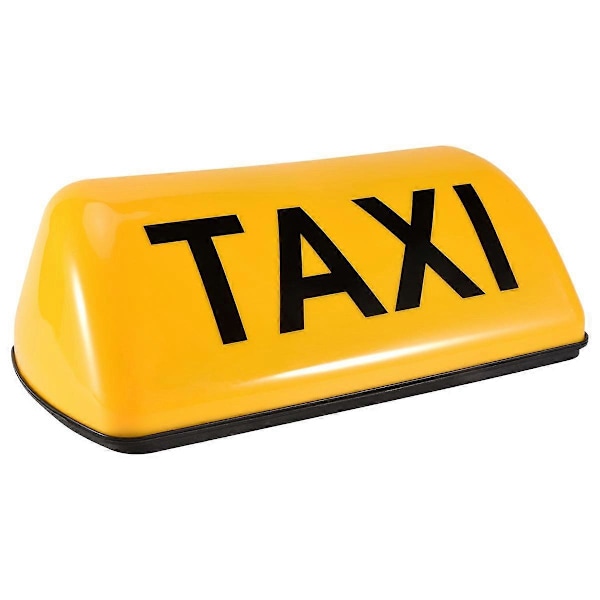 12V Vanntett Toppskilt Magnetisk måler Drosjelampe Lys LED TAXI Signallampe - Gul