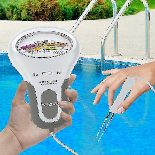 Digital vattenkvalitetsanalysator för pooler och spa - Klor och pH Cl2-testare