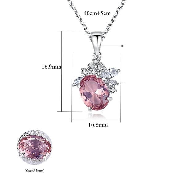 Morganitberlock i sterling silver