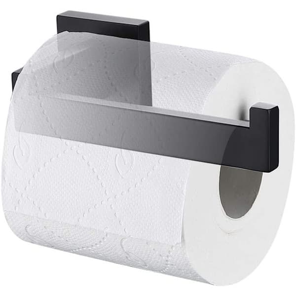 Papirhåndklædeholder (160 mm - firkantet - sort)
