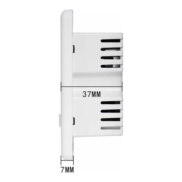 Universal USB-vægstik, 6 indbyggede porte, 220V 4A opladningspanel, hurtig opladning