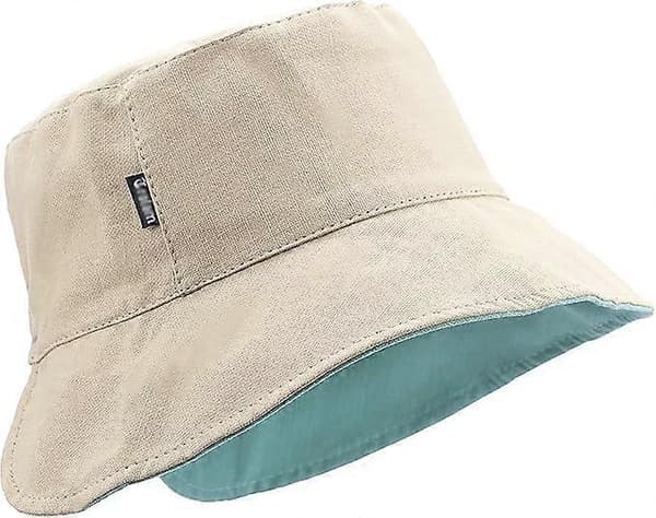 Hestehale Solhatte til Kvinder Strandhat Fiskerhat, Beige