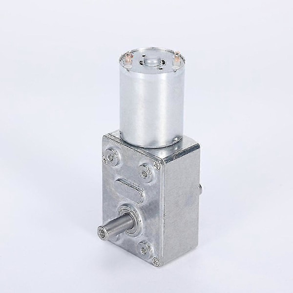 6V/12V/24V Korkean Vääntömomentin Moottori Mini Metallinen Ruuvipyörämoottori Kaksiakselinen JGY370 rpm 150 24V