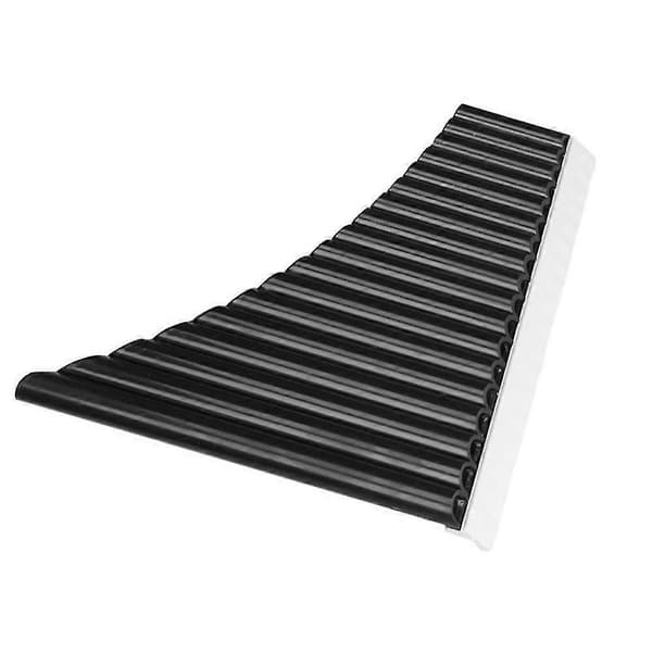 18 Rör Panflöjt C-dur Panpipes Panflöjter Med Munstycke Blåsinstrument För Studenter Nybörjare Med Bärväska Black