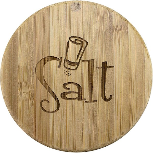 Totally Bamboo Salt Box, Bambuförvaringslåda med magnetiskt svänglock style 1