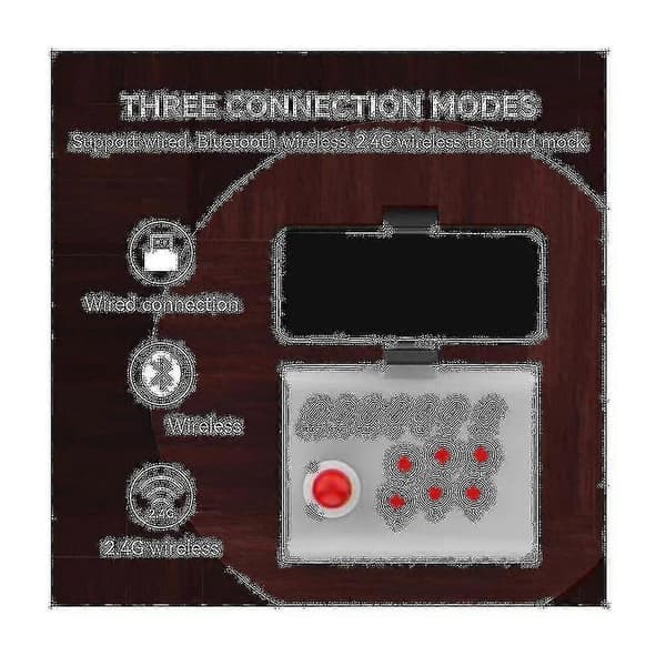 2.4g Trådløs Kablet Spill Joystick Kontroller Arkade Konsoll Rocker Spill Joystick Bryter -a