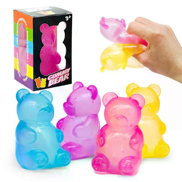 Iskremkjeks Squishy – Sakte stigende sensorisk fidget-leketøy for påskekurv og fest, stresslindring – tilfeldig farge A