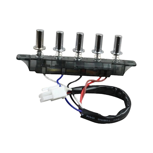 Emhætte Tastatur Switch Emhætte Switch Holdbar Stærk Køkken Husholdningsapparater Køkken Emhætte Trykknap Switch Black 5 Pushbutton