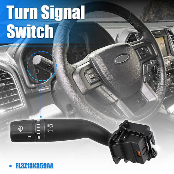 Ford F-150 2015-2019 Monitoiminen tuulilasinpyyhkijän kytkin FL3Z13K359AA
