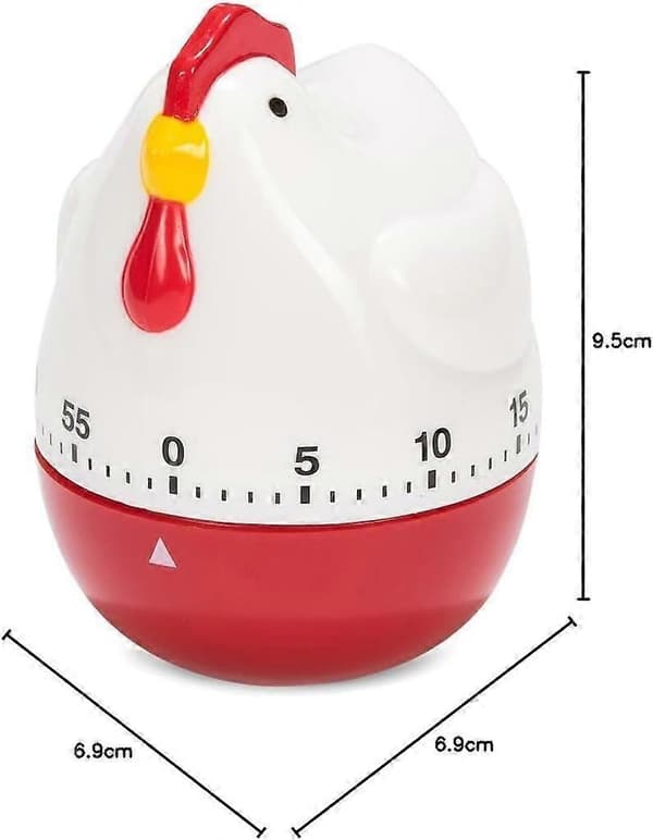 Kökstimer Kyckling 9 cm, Flerfärgad, One Size