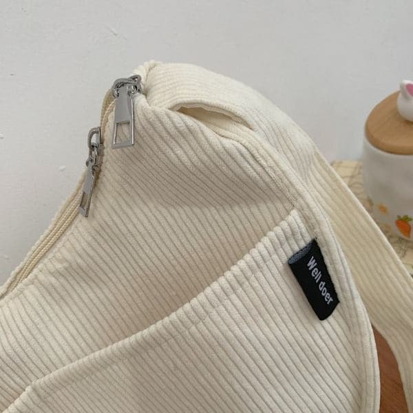 Lærred skuldertaske Crossbody taske SORT - spot salg sort black