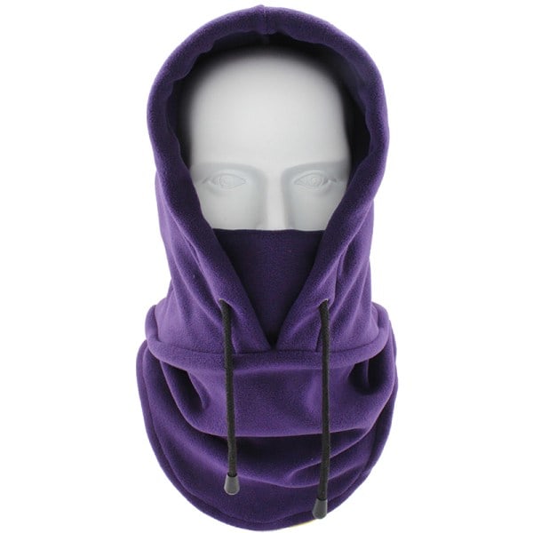 Fleece-miehen balaklava talvihattu pipo lämpimämpi tuulenpitävä täysi Coffee