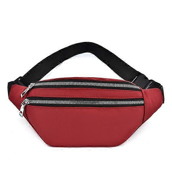 Sport midjeväskor Rose-red and Black