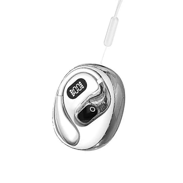 Multi-Language Smart Translation Bluetooth Headset, Open Air 5 Ows Translator White