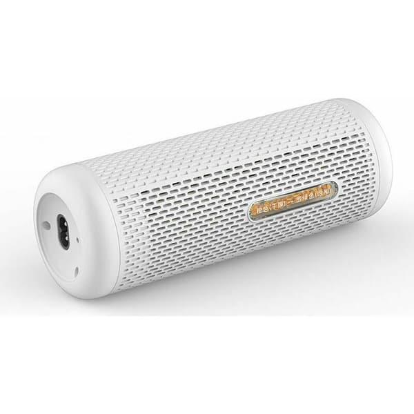 Mini fuktabsorbent (avfuktare), uppladdningsbar, 20W, 360° för garderob, sovrum, kontor etc. Vit