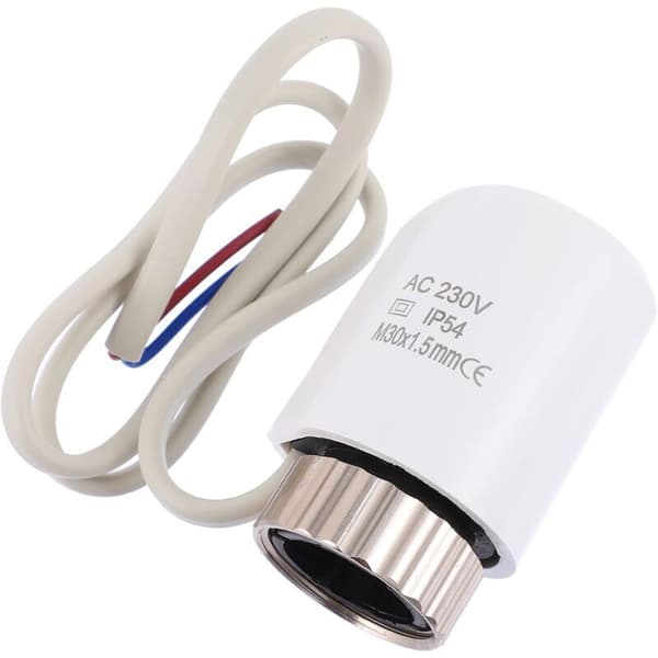 Gulvvarme Konstant Temperaturregulator Smart Termostat Elektrisk Aktuator, Gulvvarme Elektrisk Aktuatorplugger