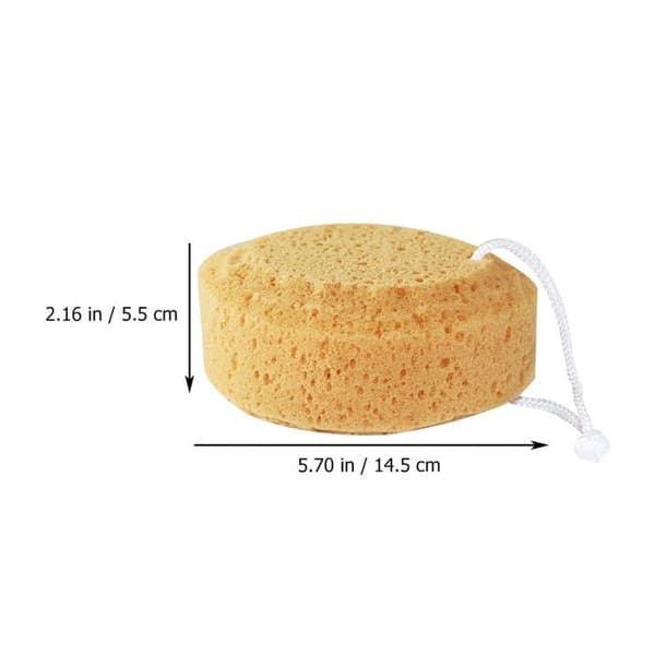 Bade- og dusjsvamper - 4 stk, kroppsskrubb, loofah - Egnet for dusjing og kroppspleie