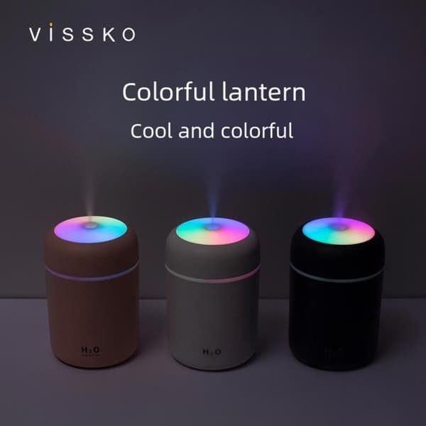Kreativ og farverig luftfugter til hjemmet, kontoret, USB-stik, til bilen