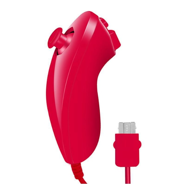 2-pak til Wii Nunchuck controller, Nunchuck joystick fjernbetjening spil red