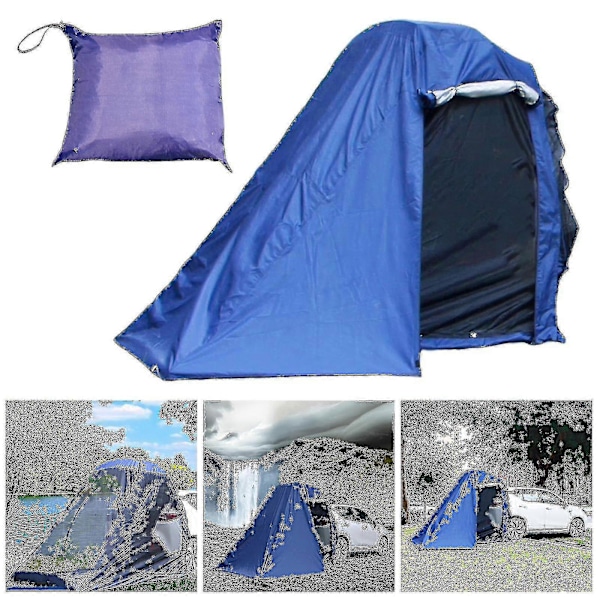 Portabel Bil Bakre Tält Förlängning Vattentät Bil Bagage Tält Fordon Bakre Tak Strand För Utomhus Camping Självkörningstur Grillning(,)